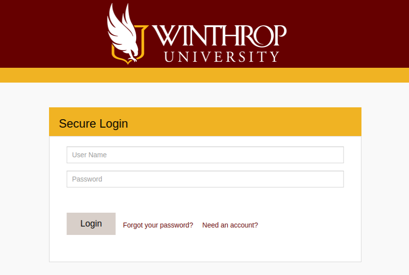 Winthrop University Login